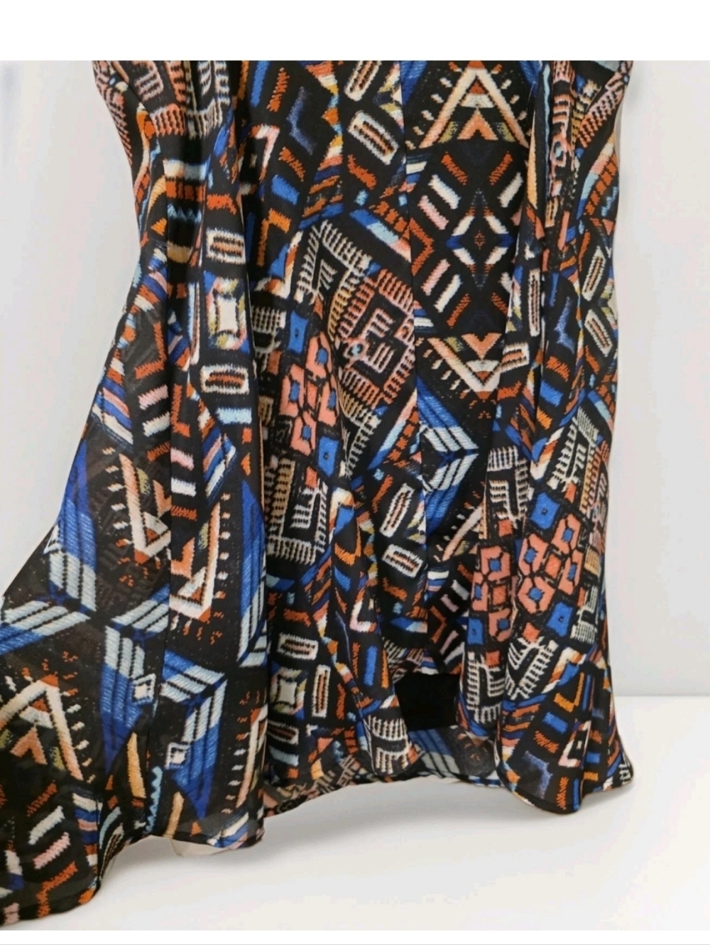Show Me Your Mumu Bella Guatemala Trapeze Dress Geometric Mini Sz Med - Picture 13 of 15